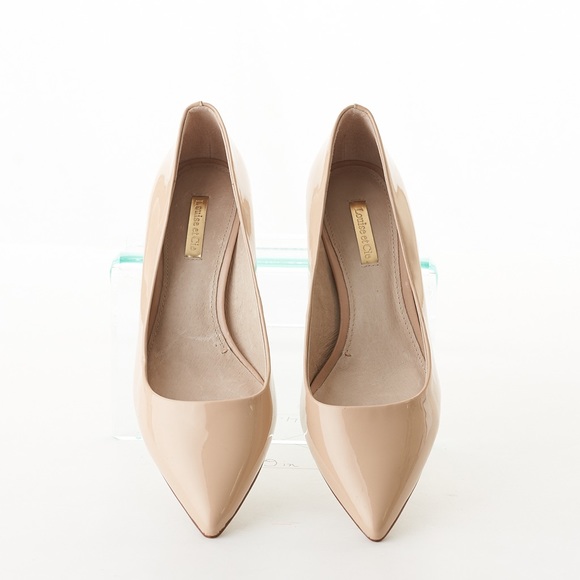 Louise Et Cie Jordyna Patent Pointed Toe Pump Nude - Picture 5 of 9